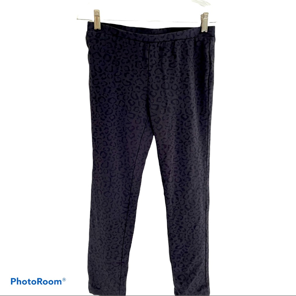 NYDJ Leopard Stretch Ponte Slim-Leg Pants 8